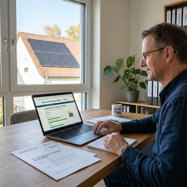 Anmeldung beim Netzbetreiber