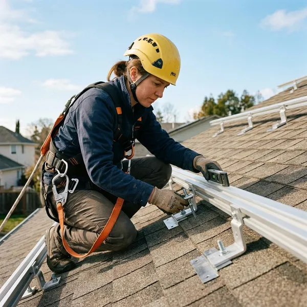 solarmodul befestigung selber bauen