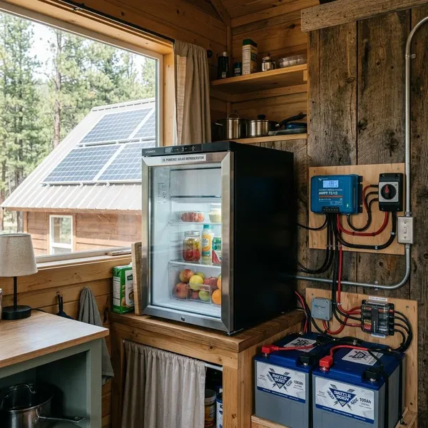 solarmodul für kühlschrank
