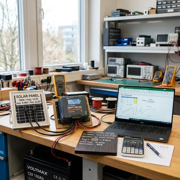 Wichtige Solarmodul Daten für MPPT