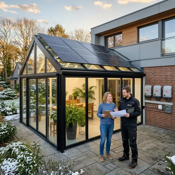 Wintergarten mit Photovoltaik nachrüsten