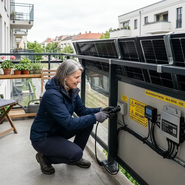 Wie Solarstrom über die Steckdose funktioniert