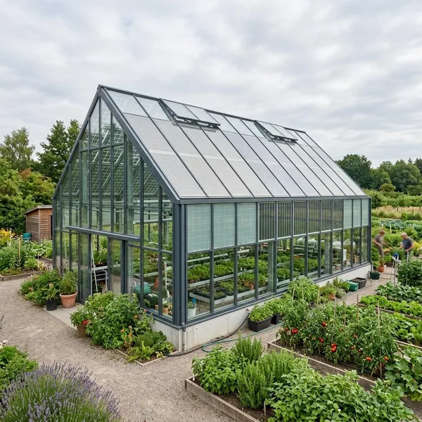transparente solarmodule gewächshaus