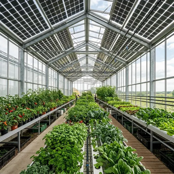 Technologien für transparente Gewächshaus PV