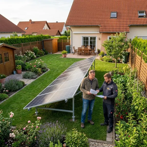 Fläche und Standort im Garten bewerten