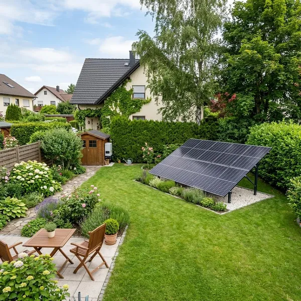 Solaranlage im Garten Schritt für Schritt prüfen